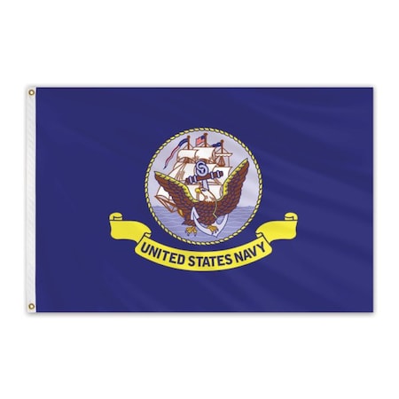 Navy Outdoor Nylon Flag 4'x6'